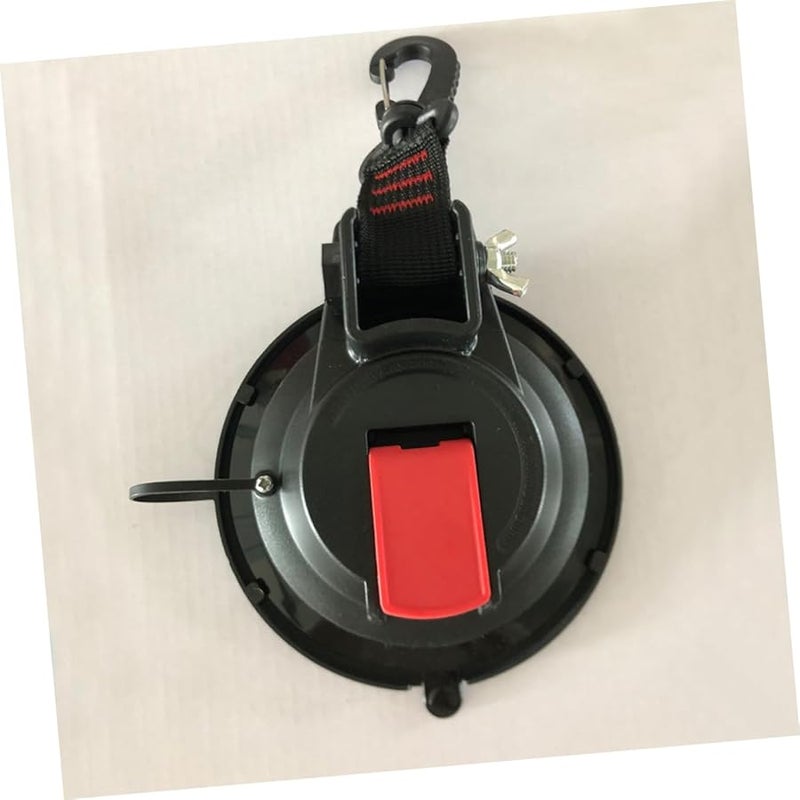 2Pcs Heavy Duty Suction Cup Hooks Rotatable for Car Window Camping Mountaineering - Image 4