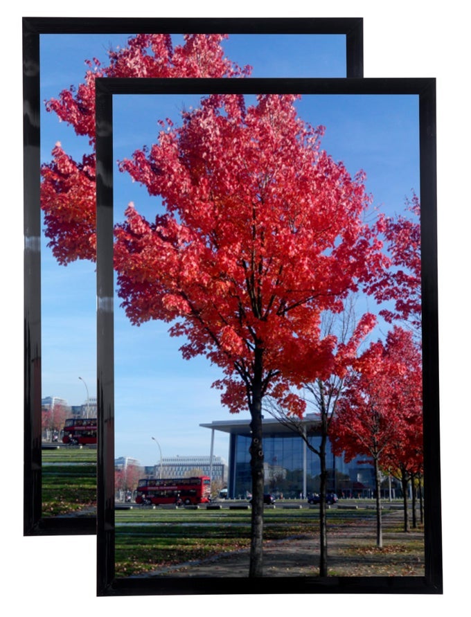 20X30 POSTER FRAME BLACK DISPLAY PICTURES 20X30 PICTURE FRAME STUDIO GALLERY FRAME WALL SCHOOLS COLLEGES SIGN FRAME 2 PACK