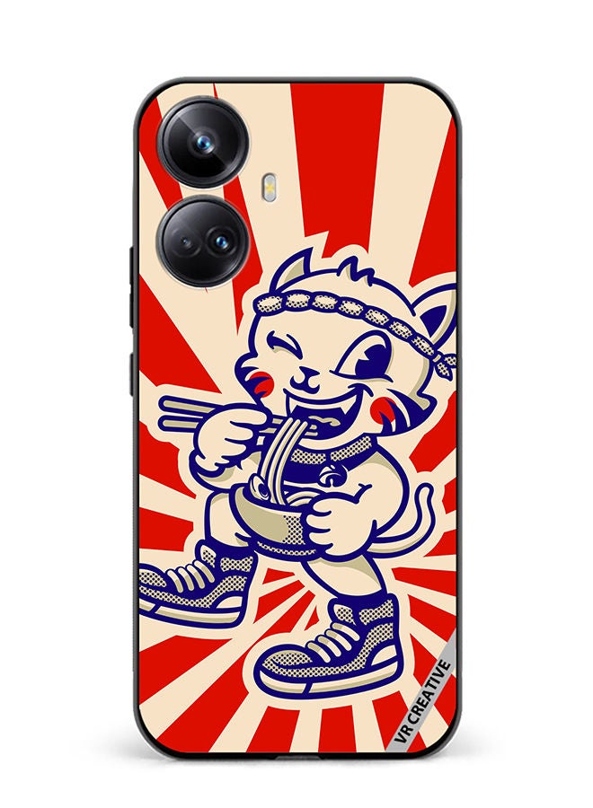 VR CREATIVE Protective Case Cover For Realme 10 Pro Plus Fun Food Design Multicolour - Image 1