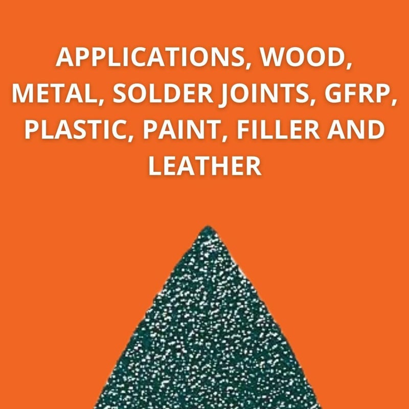 Fein Finger Sanding Sheets with Hook & Loop Attachment - Wood, Metal & Plastic Application, Aluminum Oxide, Fully Synthetic-Resin Bonded, 100 Grit, 20-Pack - 63717187013 - Image 4