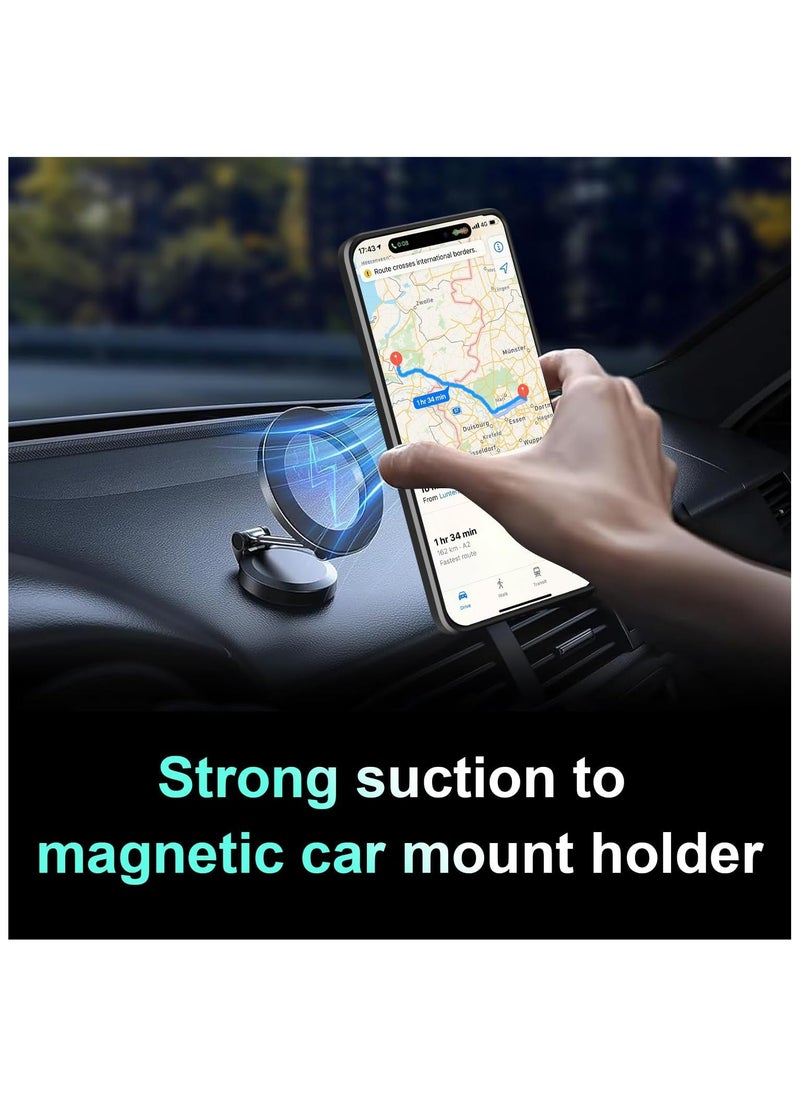 Fankalo - Phone Cover for Motorola Moto G15 4G with Slide Camera Cover Protective Phone Case with Magnetic Car Mount Holder - Image 1