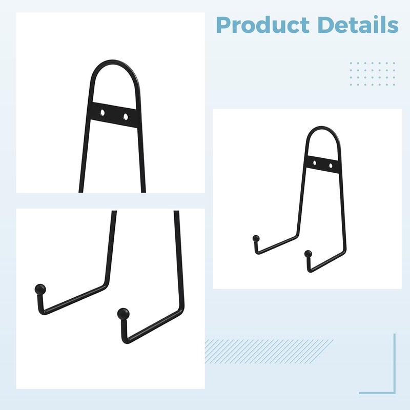 6-8 Inch Display Easel, 5.9/15 Cm Plate Support, Black Iron - Image 2
