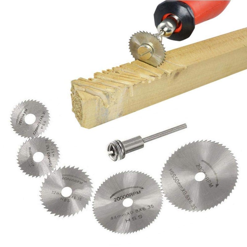 Digital Craft Rotary Tool Accessories Kit Mini Drill Bit Set with 32mm Mandrel in Electric Drill with Grinder Shaft 105Pc Rotary Tool Set 6Pc Circular Saw Blade 30Pc Diamond Burs - Image 5
