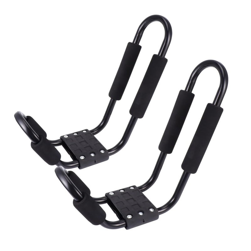 Detachable J Shaped Kayak Canoe Roof Rack Heavy Duty SUV Truck Transport Frame Set - Image 2
