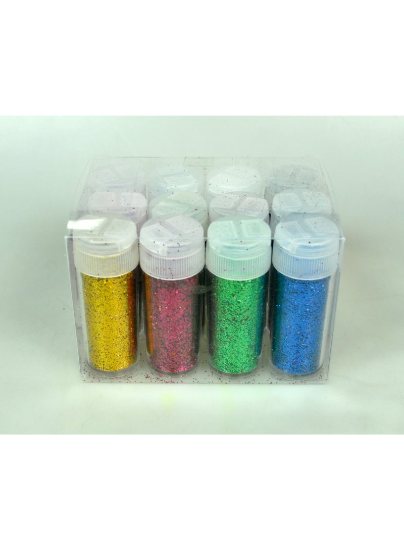 Glitter Powder 64/1 Inch  12Pc/Pvc (Glp-Cn-64/1)