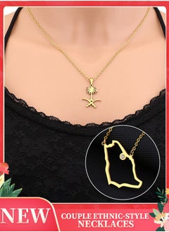 Generic Couple's versatile necklaces, a matching set of two, ethnic style necklaces, perfect for couples, spouses, and sisters to wear  - Image 1