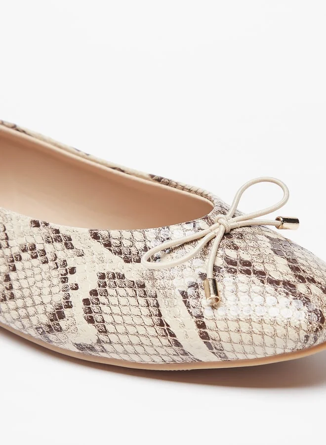 Celeste Women's Textured Slip-On Ballerina Shoes