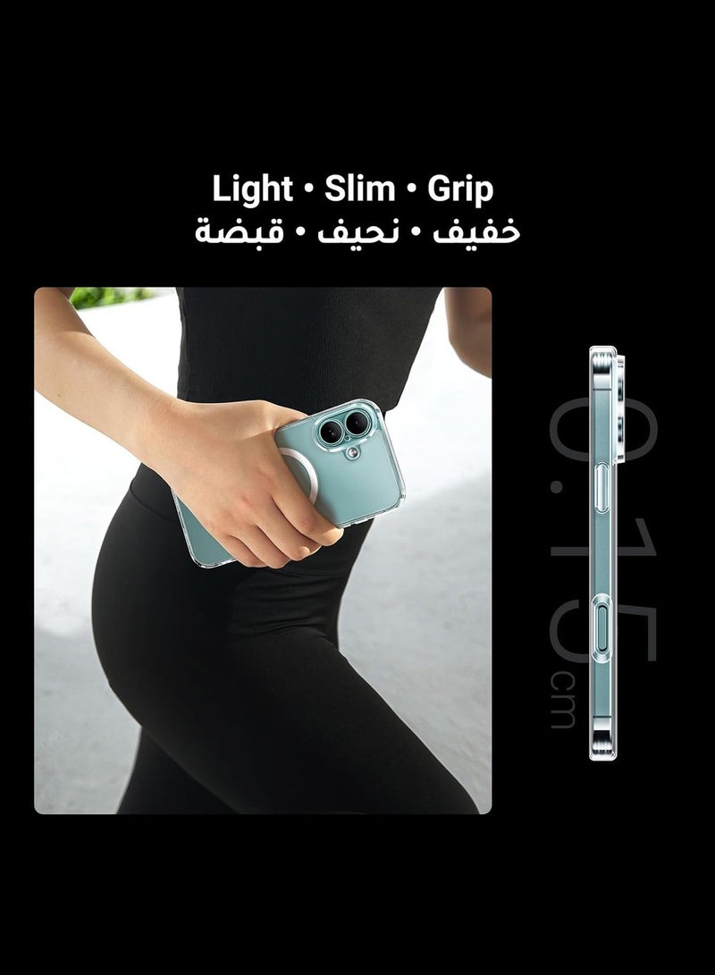 Techie حافظة آبل آيفون 16 مع ميغ سيف – غلاف رفيع، مضاد للاصفرار مع حماية عدسة الكاميرا، حامل مغناطيسي متوافق - Image 5