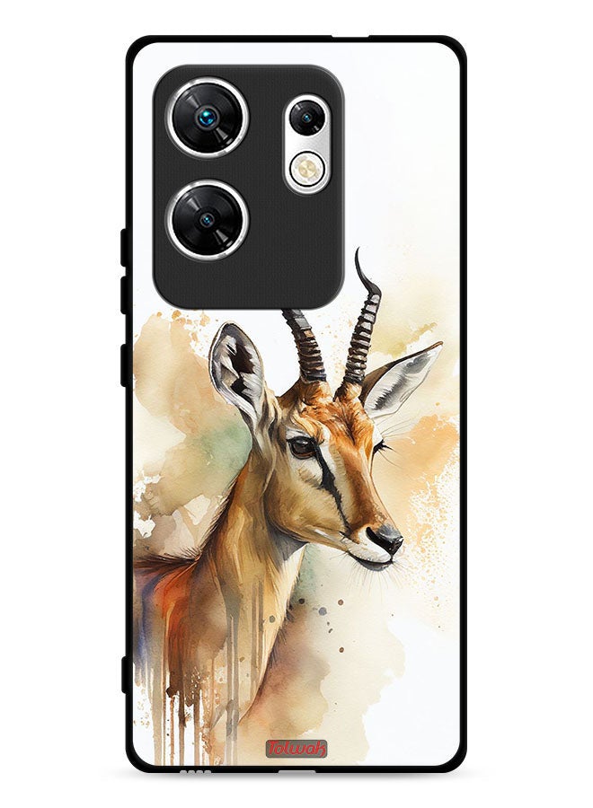 Tolwak Infinix Zero 30 4G Protective Case Cover Deer Abstract Art - Image 1
