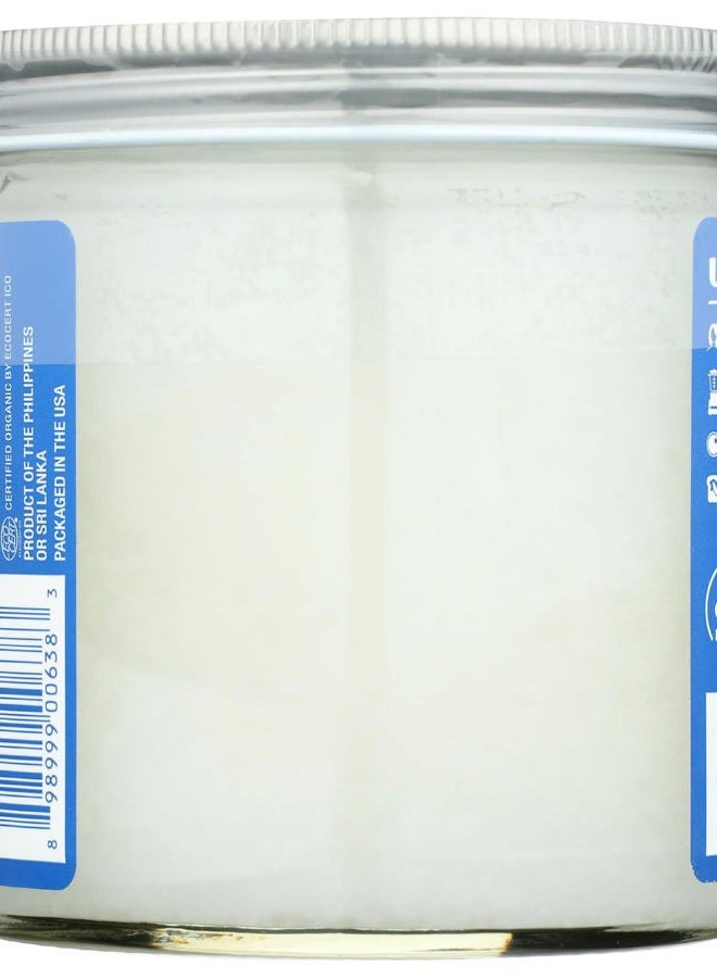 Vita Coco Organic Virgin Coconut Oil - Non GMO Cold Pressed Gluten Free Unrefined Oil - Used For Cooking Oil - Great for Skin Moisturizer or Hair Shampoo - 14 Oz Glass Jar - Image 2