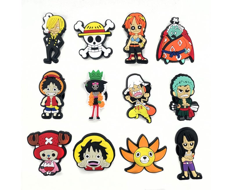 Anime One Piece shoe charms set - Image 1