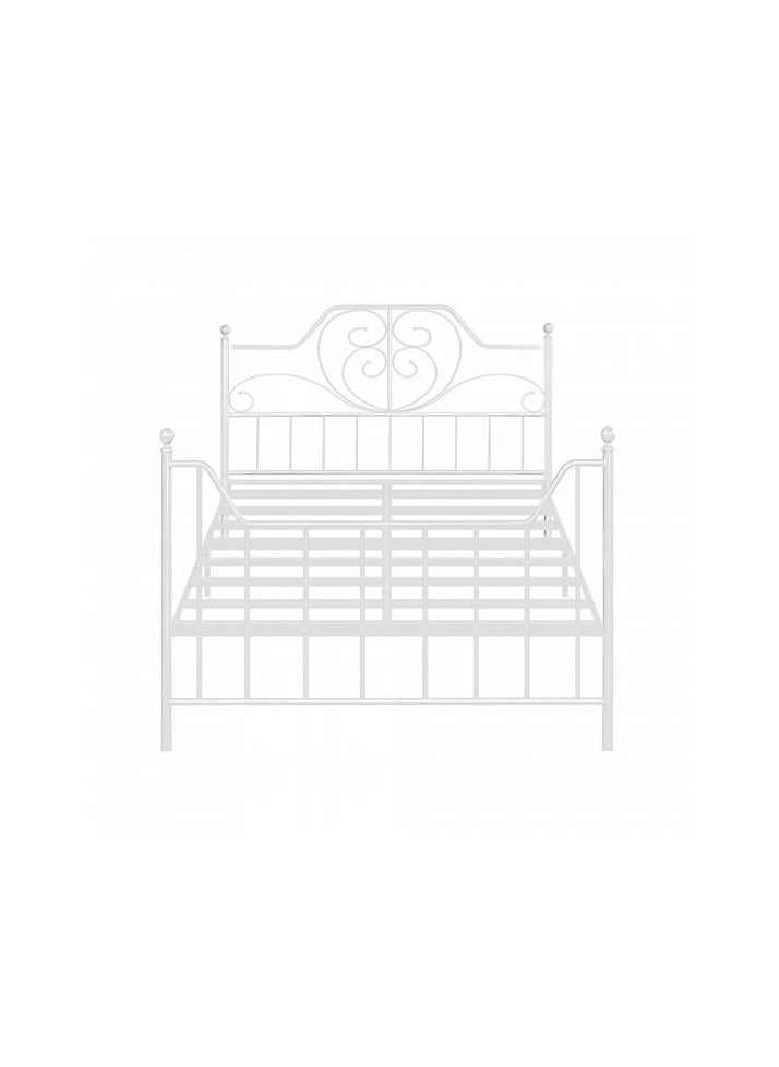 Qasr Albayan - Bed frame, white, 200x180 cm - Image 1