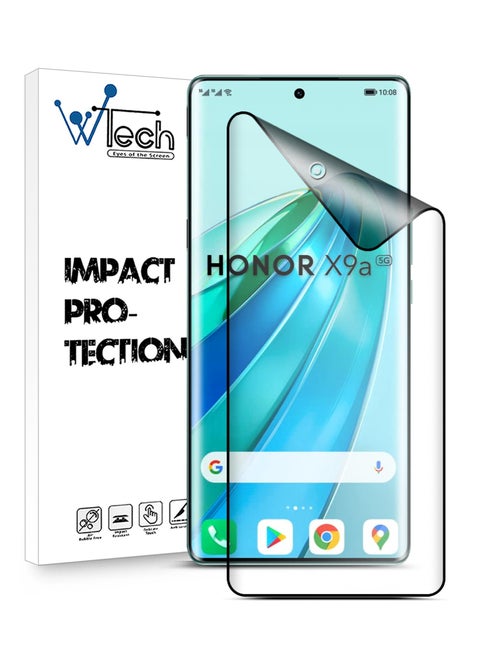 واقي شاشة مرن غير لامع ومضاد لبصمات الأصابع من نانو سيراميك لهاتف Honor X9a 5G 2023 شفاف
