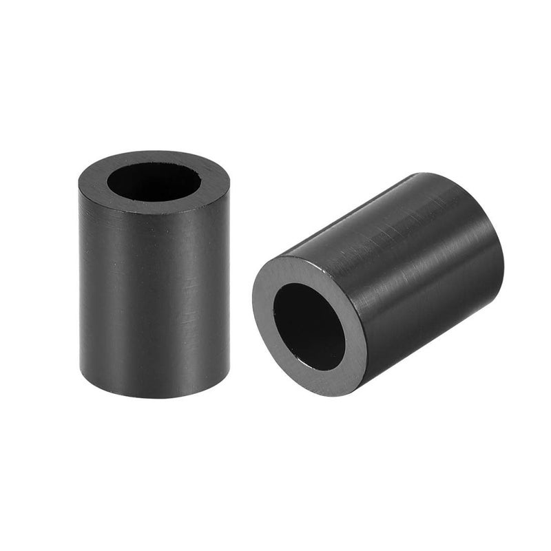 ABS Black Spacer Washer 5 4mm ID 9mm OD 12mm Length Unthreaded for M5 Screws 500Pcs - Image 2