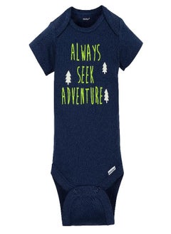 Gerber Gerber Baby Boys 5-Pack Short Sleeve Variety Onesies Bodysuits Hedgehog 3-6 Months  - Image 4