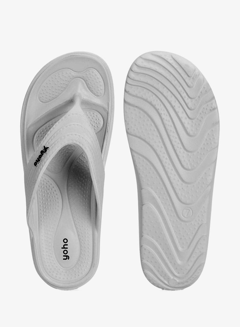 YOHO Grey Drizzle Soft Slippers - Image 3