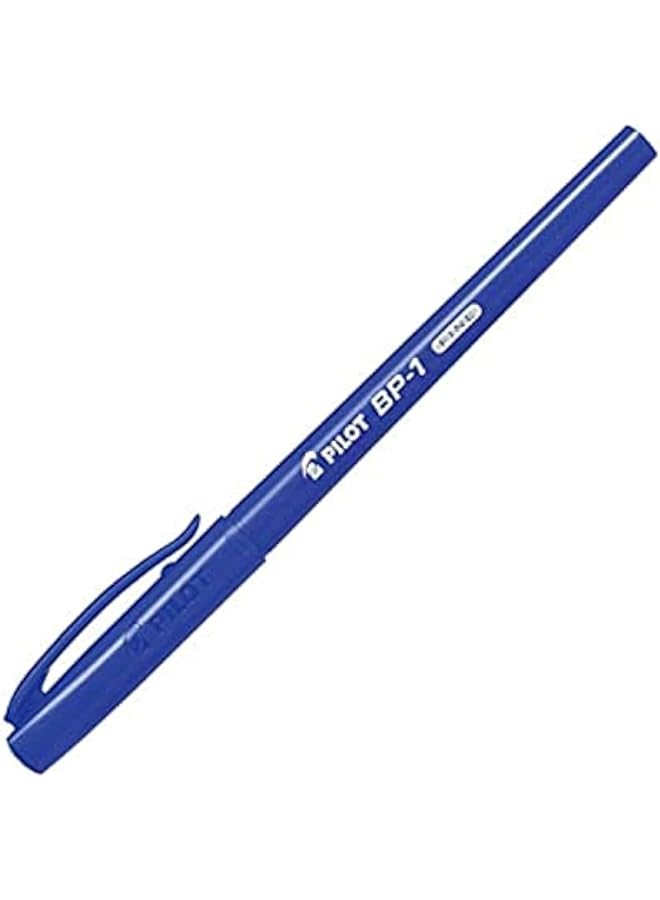 بايلوت قلم حبر جاف BP1 Fine Ball Pen أزرق عبوة من 12 قطعة - Image 1