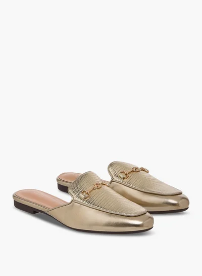 Celeste Women's Metal Accent Slip-On Mules
