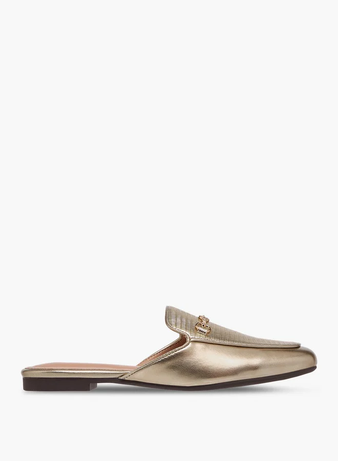 Celeste Women's Metal Accent Slip-On Mules