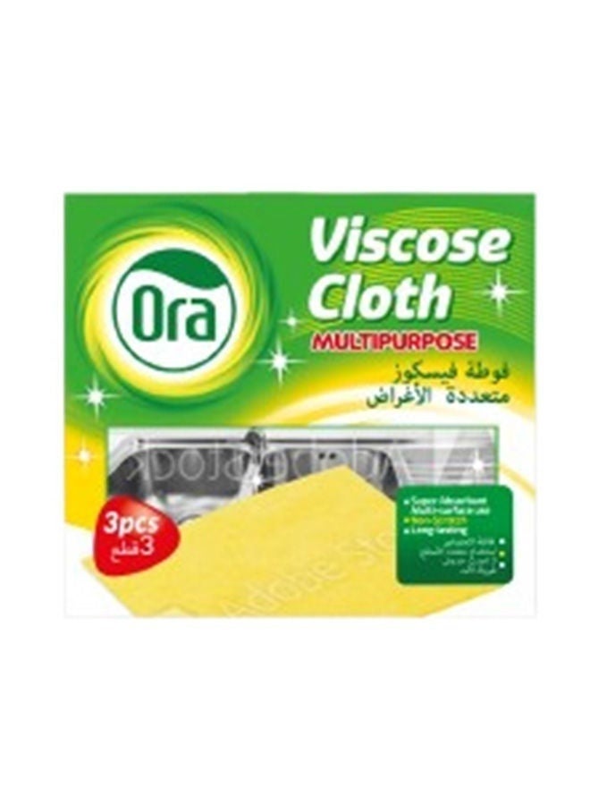 Multipurpose Viscose Cloth, 3 Pcs, UAE