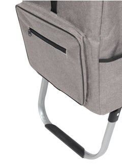 HOMEVEO Multi-purpose shopping cart with a stylish and sturdy design with large storage pockets and features durable, non-slip foam wheels with a comfortable handle for hand comfort.  - Image 3