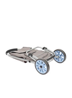 HOMEVEO Multi-purpose shopping cart with a stylish and sturdy design with large storage pockets and features durable, non-slip foam wheels with a comfortable handle for hand comfort.  - Image 4