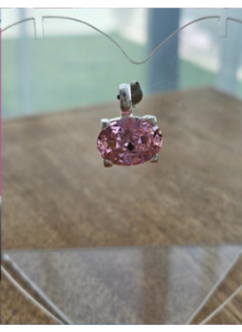Elegant pink Round Pendant with Round Design for Women