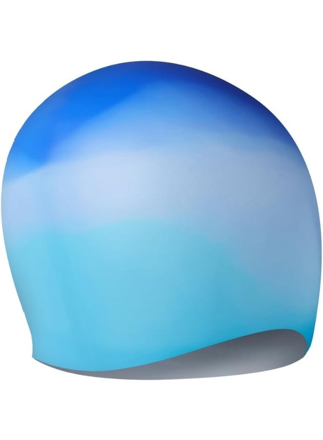 Speedo Multi Colour Silicone Swim Cap - Image 3