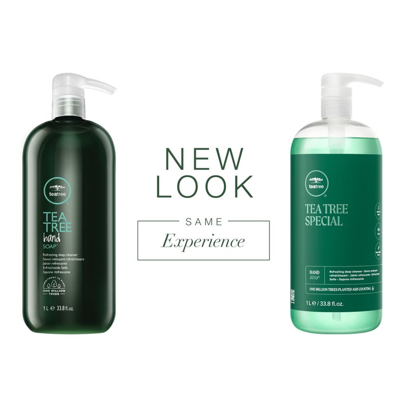 Tea Tree Hand Soap, Liquid Hand Wash with Tea Tree, Deep Cleans + Refreshes, 33.8 fl. oz. - Image 2