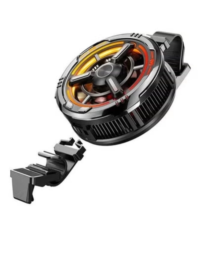 Memo CX09 Magnetic Mobile Phone Cooling Fan – High-Speed Radiator Cooler with Fast Heat Dissipation – Ultra-Quiet Portable USB Powered Smartphone Cooler – Ideal for Gaming, Live Streaming, Charging, and Extended Use – Magnetic Mount, Lightweight & Durable  - Image 3