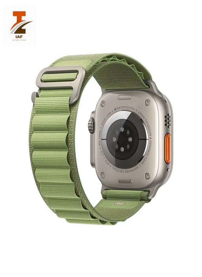 IAF - Apple Watch Alpine Loop Band 49mm/45mm/44mm Nylon Woven Sport Strap Compatible with iWatch Series 8/Ultra/7/SE/6/5/4/3/2/1 - Image 1
