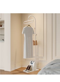 D&L Ultimate Space Saver White Arch Coat Rack 175Cm Heavy Duty Multi-Functional Clothes Hanger Stand For Stylish Homes & Hotels Half-Round Design Durable Metal Sleek Organization  - Image 4