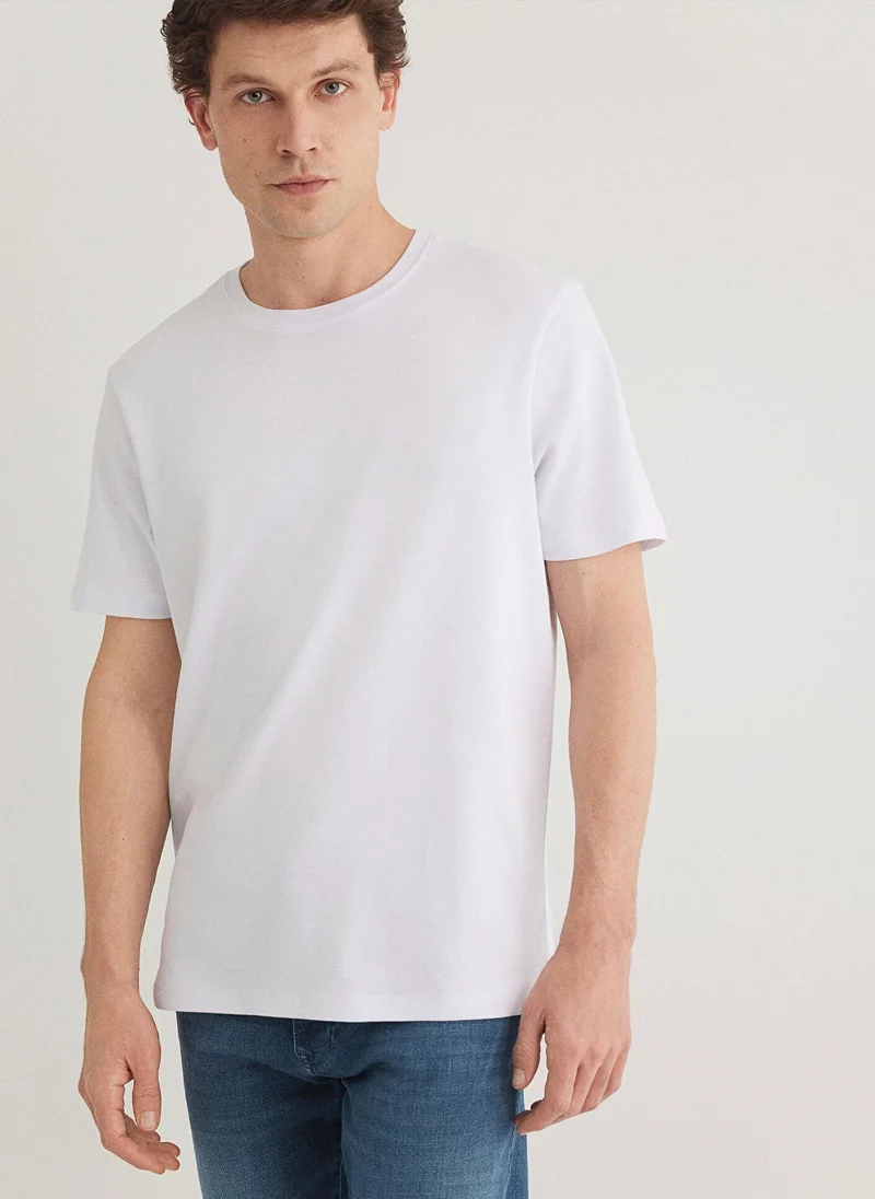 MAVI White Basic T-Shirt