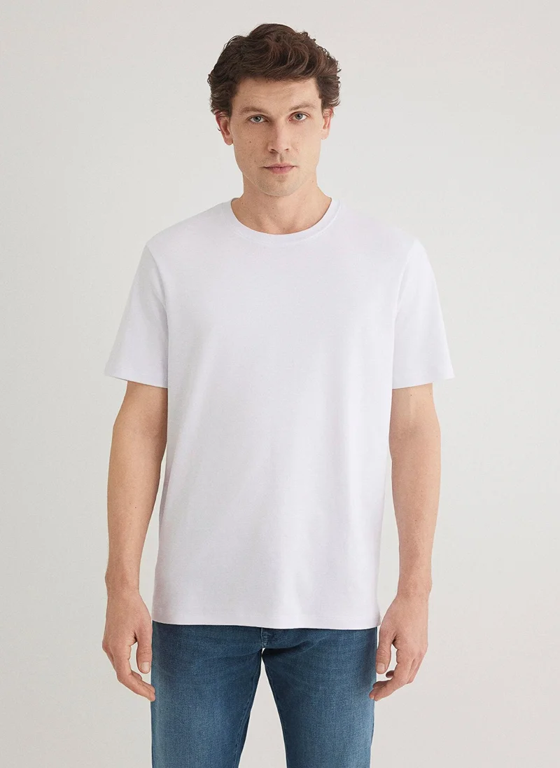 MAVI White Basic T-Shirt