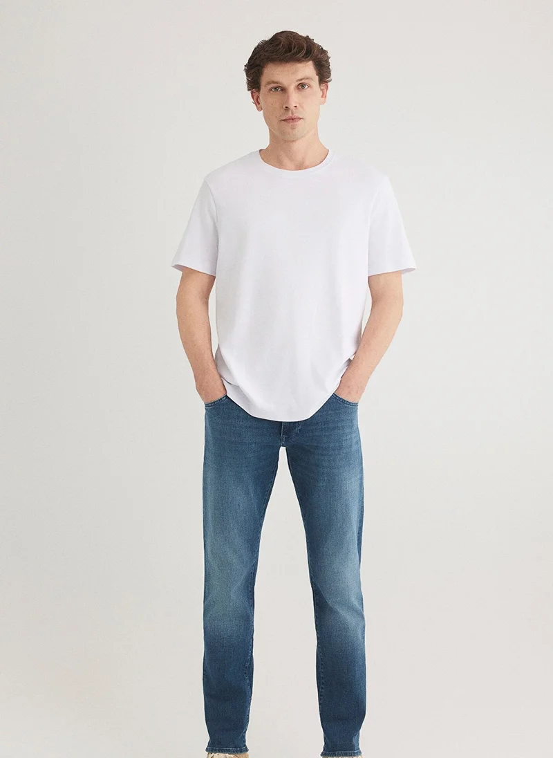 MAVI White Basic T-Shirt