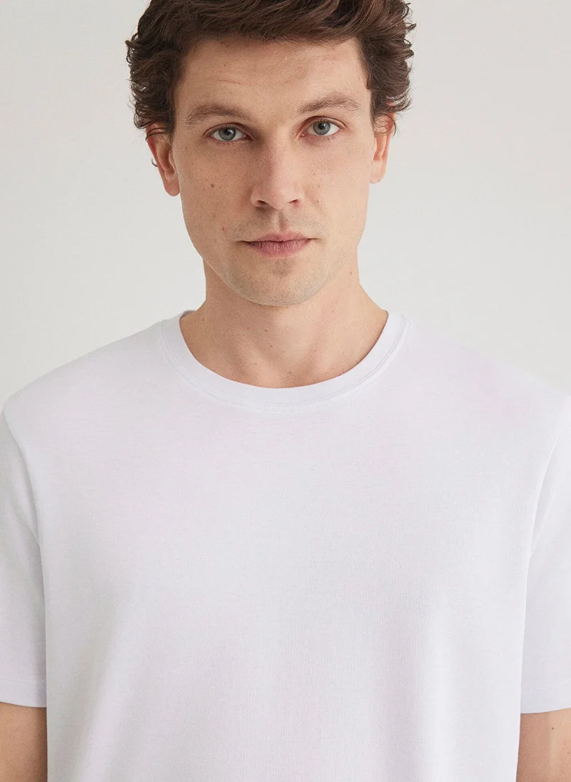MAVI White Basic T-Shirt