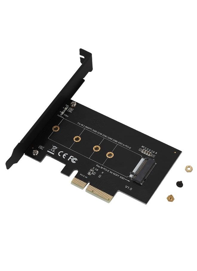 Thoraya - M.2 to PCI-E3.0 X4 Expansion Card Connector Converter M Key for M2 NGFF NVME SSD Hard Drive - Image 1