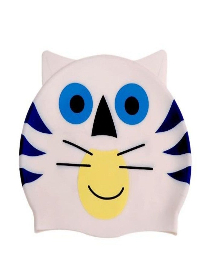 UDKI Cat Design Swimming Cap for Kids - Durable, Comfortable, and Ideal for Boosting Swimming Skills & Confidence in The Water (34) - Image 1