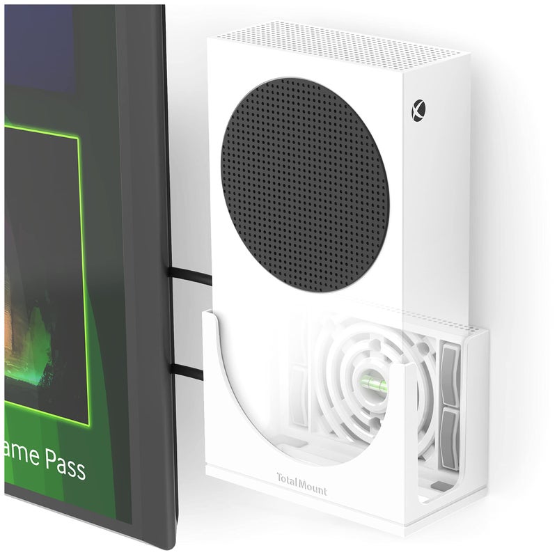TotalMount – Wall Mount – Mounts Xbox Series S on a Wall by Your TV (White) - Image 1
