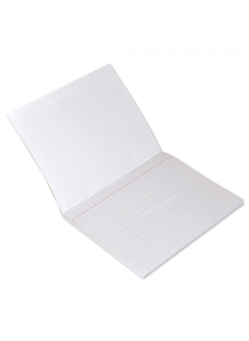 Deli 6-Piece Single Line Notebook With One Side Plain 100 Pages  - Image 3
