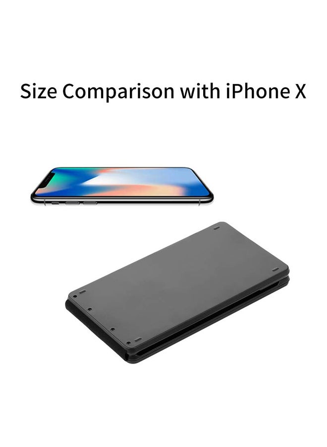 docooler Bluetooth Folding Keyboard For iOS/Android/Windows Black - Image 5