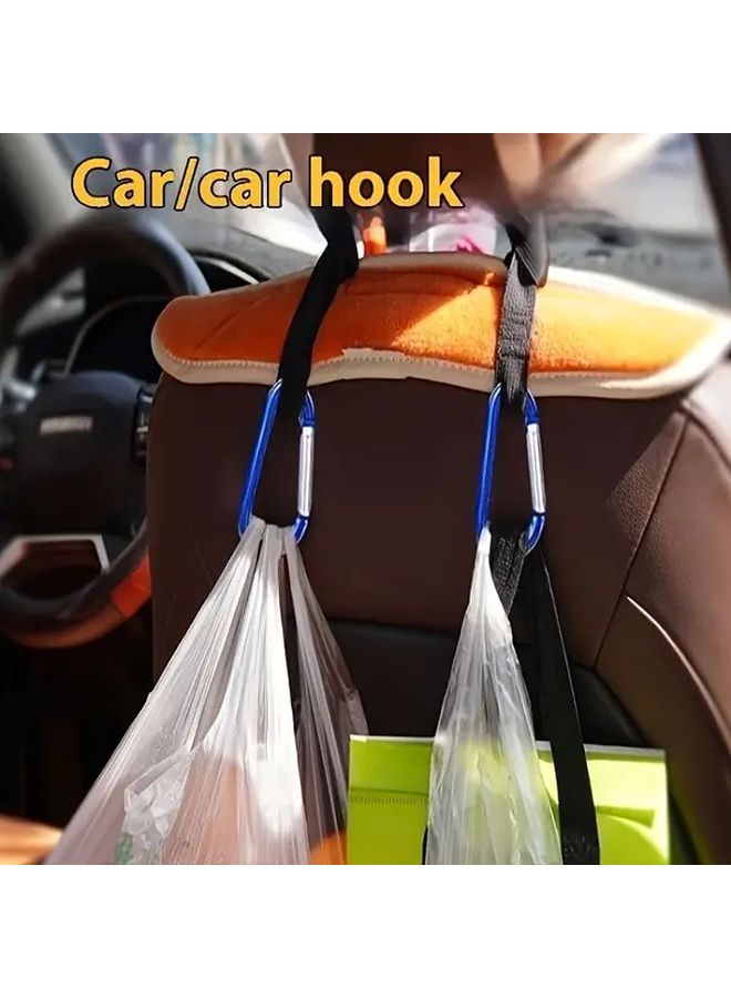 Red Motorcycle Bicycle Helmet Lock Holder Aluminum Alloy Handlebar Hook With Sturdy Buckle - Image 5