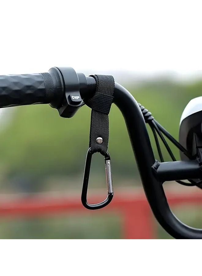 Red Motorcycle Bicycle Helmet Lock Holder Aluminum Alloy Handlebar Hook With Sturdy Buckle - Image 4