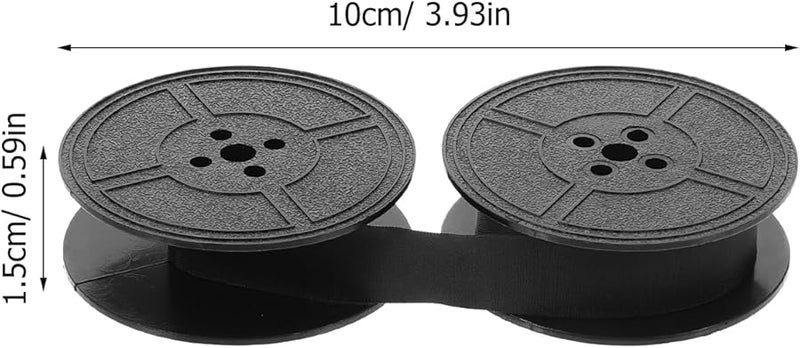 بكرة شريط الكتابة باللون الأسود للآلات الكاتبة المحمولة القديمة للاستخدام في المنزل والمكتب - Image 3