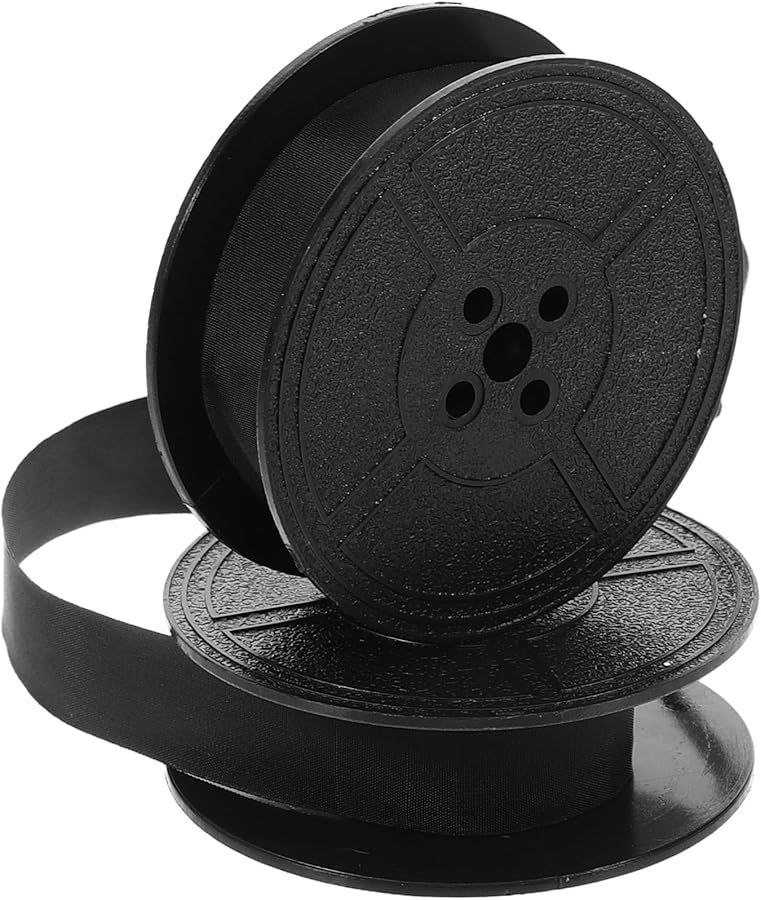 بكرة شريط الكتابة باللون الأسود للآلات الكاتبة المحمولة القديمة للاستخدام في المنزل والمكتب - Image 4