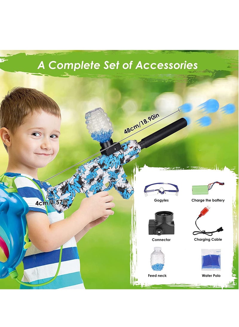 LEDIN - Gel Blaster Gun M416 Gel Blaster Gel Gun with 10000 Rounds of Water Balls Gel Ball Blaster With Goggles Electric Gel Blaster Upgraded Version Gel Gun Blaster - Image 1