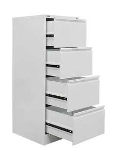 Steel 4 Drawers Filing Cabinet White 132x46.5x62cm - pzsku/ZB635DB421B3236317CCBZ/45/_/1715801040/77fb84f3-b1a1-46d3-aec9-78a175775866