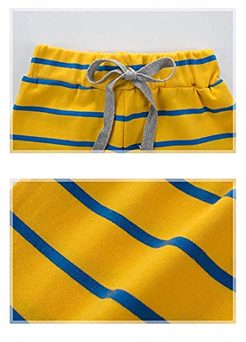 CM-Kid Toddler Boys Pajamas Kids Short Sleeve Pjs Sets for Boy Summer Jammies Clothes 100% Cotton 2 Pieces Dog Sleepwear Size 3T - Image 5