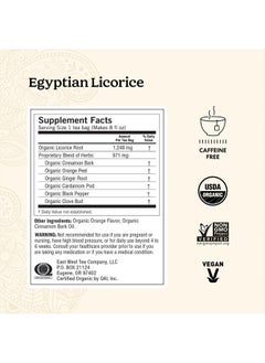 YOGI Tea - Egyptian Licorice Tea (6 Pack) - Warming and Naturally Spicy Sweet - Soothing and Caffeine Free - 96 Organic Herbal Tea Bags  - Image 3