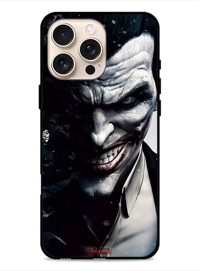 Tolwak Apple iPhone 16 Pro Protective Case Cover Joker Half Face - Image 1